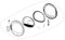 Hublot complet Sèche-linge 2979460100 BELLAVITA Sèche-linge 2979460100 BELLAVITA