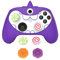 playvital MonoEye Monster Cute Silicone Cover for Xbox Series X/S Controller, for Xbox Core Controller Grip Case, Anti-Slip, Full Protection, Includes Joystick Caps and Stickers, Purple
