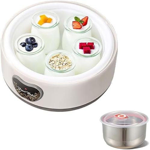 Probiotic Yogurt Maker, 2025 Upgrade 1.2L Yogurt Maker Machine, Stainless Steel Automatic Yogurt Maker with Temperature Control