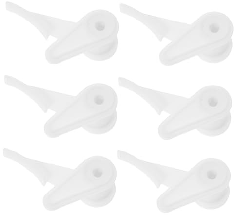TOBBOMEY 6 Stück Deckenlampenklemme aus Pp Kunststoff Einfache Installation Lampenschirm Clips für LED Deckenleuchten zur Sicheren Befestigung bei Deckenlampen Montage