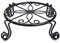 Yeory Black Plant Stand for Flower Pot Heavy Duty Potted Holder Indoor Outdoor Metal Rustproof Iron Garden Container Round Supports Rack for Planter Bronze, Pumpkin Stand Outdoor, Flower Pot Rack