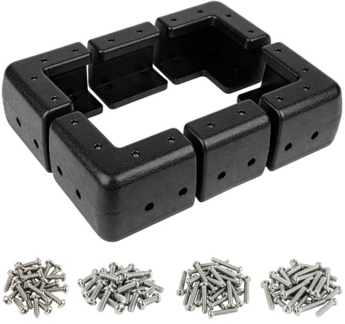 Support De Panneau Solaire Pour Camping-Car, 6 Pièces Supports De Fixation | Supports De Fixation Pour Modules Photovoltaïques Cadre Jusqu’à 40 Mm, Fixation Panneau Solaire Pour Caravane, Camping-Car