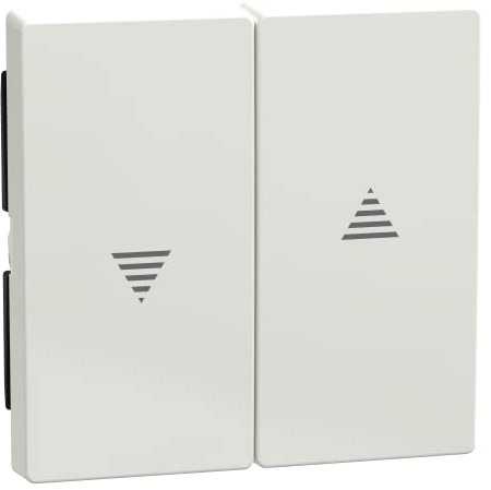 Schneider Electric MERT Serienwippe 432419 Jalousie, Polarweiß Glänzend, 43