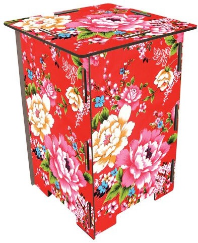 Werkhaus Photo-Hocker Blumen