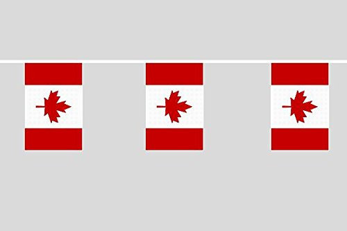 U24 Flaggenkette Kanada 10,40 m Fahne Flagge Fahnenkette