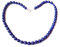 Lapislazuli Edelstein Kugel Kette Halskette Collier Größe 45 cm