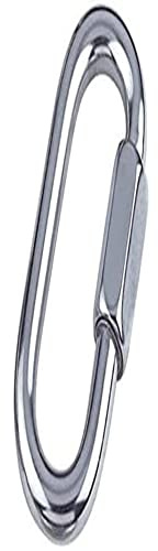 Merriway BH04985 (2 Pcs) Quick Link Chain Repair Shackles, M4 (5/32 inch) A2 316 Marine Grade Stainless Steel - Pack of 2 Pieces