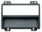 Car stereo radio holder adapter for FIESTA/FUSION 1 DIN avec vide poche