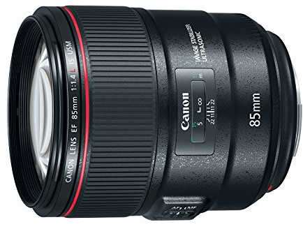 Canon EF 85mm f/1.4L IS USM - DSLR Lens with IS Capability, Black - 2271C002