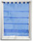 BAILEY JO Gardine mit Falten Schlaufen Gardinen Voile Lichtdurchlässig Vorhang (BxH 100x110cm, blau)