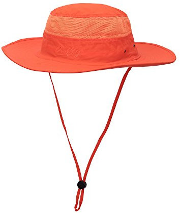 WANYING Unisex Outdoor Sonnenhut Bucket Hut Fischer Hut Buschhut Atmungsaktiv Schnelltrocknend - für Kopfumfang 56-60 cm Orange