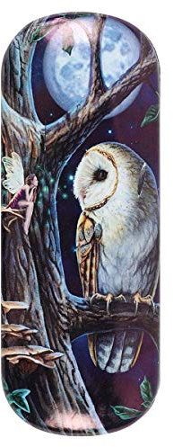 Lisa Parker Chic Multicolor Fairy Tale Glasses Cases 4cm x 16cm (1 Pc.) Durable Plastic Case, Stylish Design - Portable Eyewear Protection - Ideal for Traveling