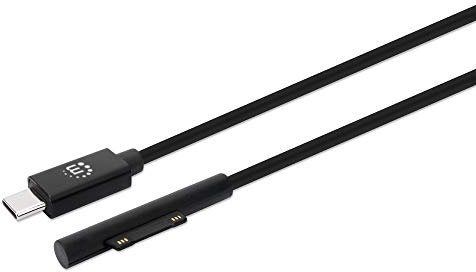 Manhattan 353632 Ladekabel USB-CTM zu Surface® Connect 1,8m schwarz