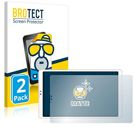 BROTECT Entspiegelungs-Schutzfolie für Samsung Galaxy Tab A7 Lite LTE 2021 (im Querformat) (2 Stück)-Folie, Anti-Reflex, Anti-Fingerprint