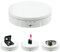 Mcbazel 360 Grad Elektrischer Drehteller Für Fotografie elektrisch drehbarer Drehteller Drehständer Display-Tisch 3KG zur Präsentation von Schmuck, Uhren, digitalen Produkten - 14.5cm/5.7 inch（Weiß）