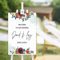 Poster de bienvenue à notre mariage en bois - Panneau de bienvenue à notre mariage - Panneau de bienvenue personnalisé pour cérémonie de mariage et réception - 45,7 x 30,5 cm