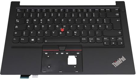 Lenovo ThinkPad E14 Gen 2 (20T7) original Tastatur inkl. Topcase DE (deutsch) schwarz/schwarz mit Backlight und Mouse-Stick mit EIN/Aus Schalter