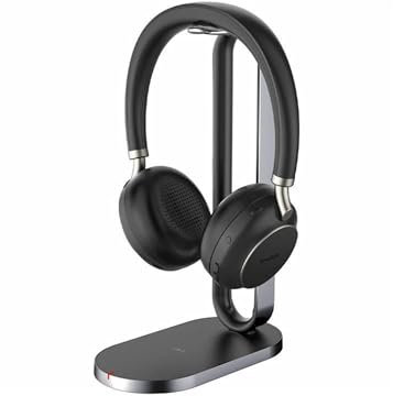 Yealink Headset BH 76 inkl. Ladeständer Teams Black USB-C Bluetooth-Headset