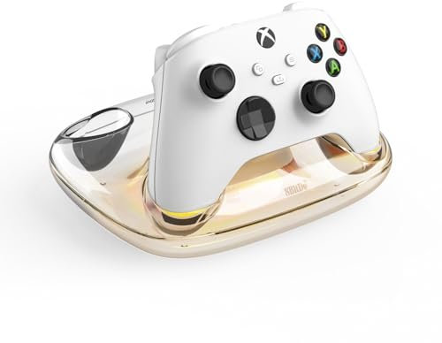 8BitDo Dual Charging Dock For Xbox Wireless Controllers White. EU PLUG POWER ADAPTER, BATTERIES INCLUDED