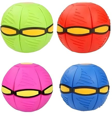 LANRUE Pelota de platillo volador para mascotas, juguete para perros, platillo volador, platillo volador, platillo volador, bola de platillo volador para mascotas, bola de platillo volador para perros