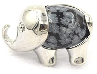 YANQSHM Ringe Frauen,Damen Verstellbare Ringe Alabaster Ringe Niedliche Elefantenform Natürlicher Kristall Frauenschwanz Ring Chakren Reiki Balance Fingerringe Schmuck Souvenir Geschenk