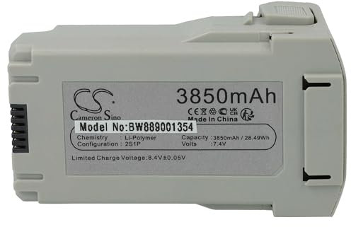 vhbw batteria compatibile con DJI Mini 3 Pro, Mini 3, Mini 4 Pro drone quadricottero multicottero (3850mAh, 7,4V, Li-Poly)