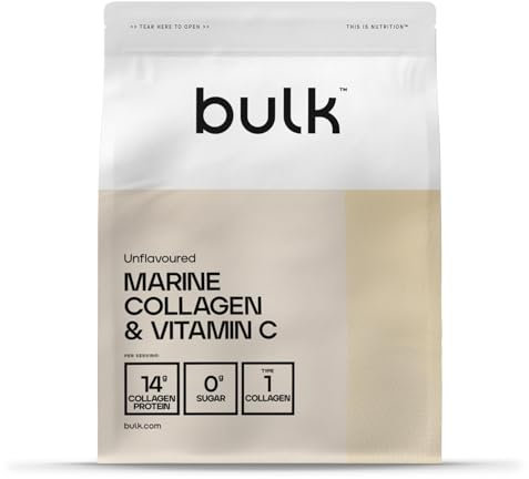 Bulk Marinekollagen- und Vitamin-C-Pulver, Orange, 250 g, Verpackung Kann Variieren