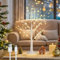 GOESWELL White Birch Tree with Lights: 2FT White Christmas Tree with Illuminable Base USB Powered - Mini Birch Twig Tree lights Ornament with LEDs Tabletop Decoration for Home Bedroom Living Room