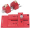Chisel Sharpening Kit, Aluminum Alloy Honing Guide with 15 to 45 Angle Fixture and Gauge for Precise Chisels, Sturdy and Easy to Use Woodworking Tool
