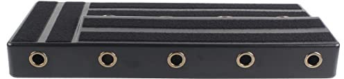 CHOOYO RPB-1BK Gitarreneffektpedal, große Größe, Pedalkoffer für Gitarre aus strapazierfähigem PE-Kunststoff, mit Klebeband, Gitarrenpedale Zubehör