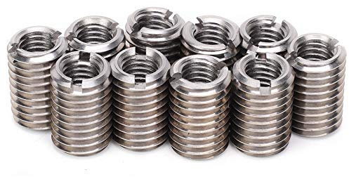 Gewinde-Reparatureinsatz, Bremssattel-Reparatursatz 6 X 5 X 1, 10 Stück, Reduziermutter, Edelstahl-Reparaturhülse, M8-Innen- und Außengewinde-Konvertierung,
