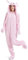 IUTOYYE Combinaison Lapin Costume Pyjama Animaux pour Adultes Costume Fête Cosplay Unisexe De Déguisement De Carnaval (FR/ES, Alpha/Lettres, M, Taille Normale, Taille Normale, Rose)