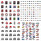 Sportwagen Aufkleber,200 Stück Racing Cars Aufkleber,Cartoon Vinyl Sticker Set Auto Wasserdichte Aufkleber für Laptop Skateboard Koffer Motorrad Fahrrad Skateboard Geeignet für Kinder Erwachsene