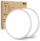 2Stück LED Deckenleuchte Flach 24W 2800LM, 3Farben - 3000K/4000K/6500K, Ø30CM Deckenlampe IP54 Wasserfest Rund Badlampe, Modern LED Lampen für küche Badezimmer Schlafzimmer Flur Wohnzimmer, Weiß