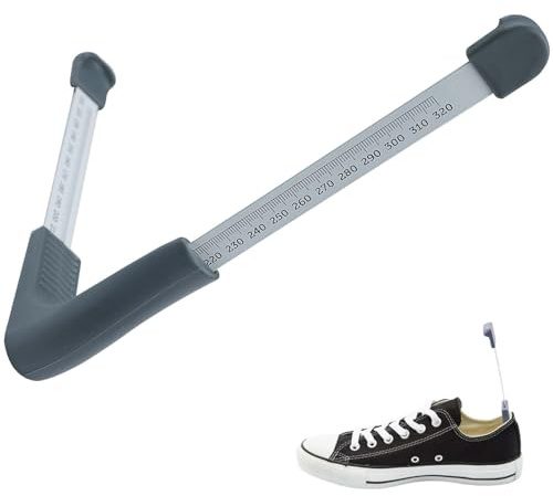 110-320mm Fußmessgerät Schuhgrößenmessung, Teleskopierbar Schuhmessgerät Schuhgrößenmesser zum Messen der Schuhgröße Fuß- und Innenschuhmessgerät Schuhmesslineal für Kinder Erwachsene Füße