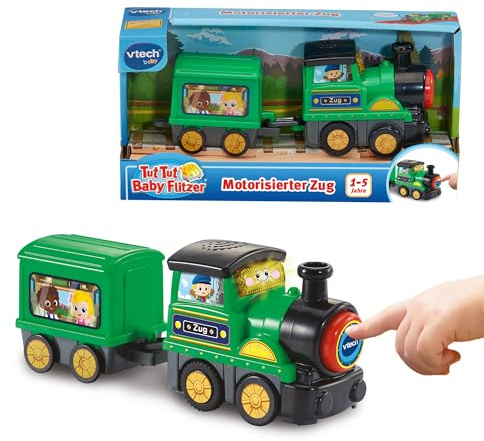 VTech TUT TUT Baby Flitzer - Motorisierter Spielzug für 1-5 Jahre