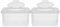 HONITANO 2Pcs Wipes Dispenser Holder Refillable Wet Wipe Storage Box for Bathroom Portable Wipe Organizer with Dustproof Design for Crib Stroller and Desktop Use