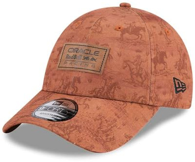 New Era Red Bull Racing F1 Team Offizielle 2025 Merchandise Austin Texas USA GP Special Edition Team Baseball Cap Verstellbar Braun