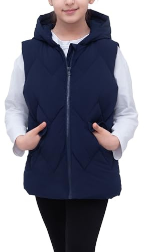 Rokka&Rolla Girls' Midweight Water-Resistant Puffer Vest