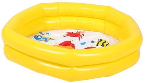 LALADEFIEE Piscina Gonfiabile per PVC Giocattolo Estivo Portatile per Spiaggia e Casa Piscina Palline e Giochi Facile da Riporre e Trasportare Adatta Ragazzi e Ragazze