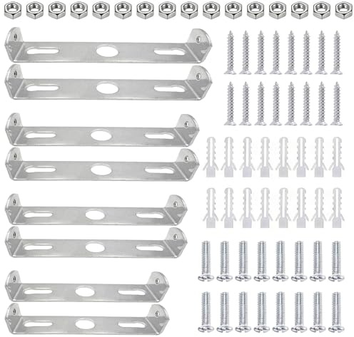 GmwyCzV 8 Stück Lampenhalterung Decke Kit, Deckenhalterung Lampe, | 80/90/100/110mm Deckenleuchte Halterung mit Schrauben Zubehör, für Haus Büro Hängeleuchte Wand Deckenlicht Pendelleuchte