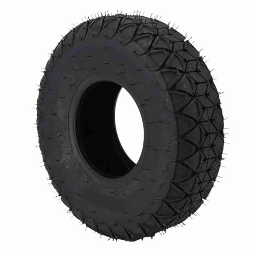 Ghzste Neumático para Quitanieves 14x4.00-6 Construcción de Capas a Prueba de Pinchazos, Neumático sin Cámara Robusto para Tractor de Césped con Excelente Agarre y Antideslizante,