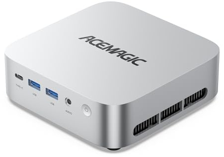 ACEMAGIC Matrix M1 Mini PC, AMD Ryzen 7 7735HS, 24 Go LPDDR5 1 to SSD | Mini Ordinateur de Bureau W-11 Pro, 8C/16T, jusqu'à 4,75 GHz/WiFi 6/BT 5.2/Triple écran 4K, Tour PC pour Jeux et Bureau