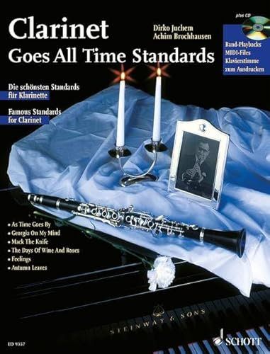 Clarinet Goes All Time Standards: Die schönsten Standards für Klarinette. Klarinette; Klavier ad libitum.