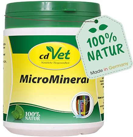 cdVet MicroMineral Hund & Katze 500g - Nahrungsergänzung für Haustiere mit Mineralstoffen und Spurenelementen wie Magnesium und Calcium sowie Vitaminen