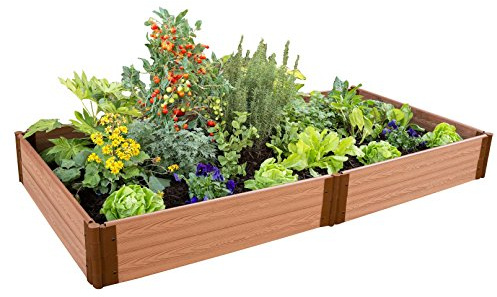 Frame It All One Inch Series 4ft. x 8ft. x 11in. Composite Raised Garden Bed Kit