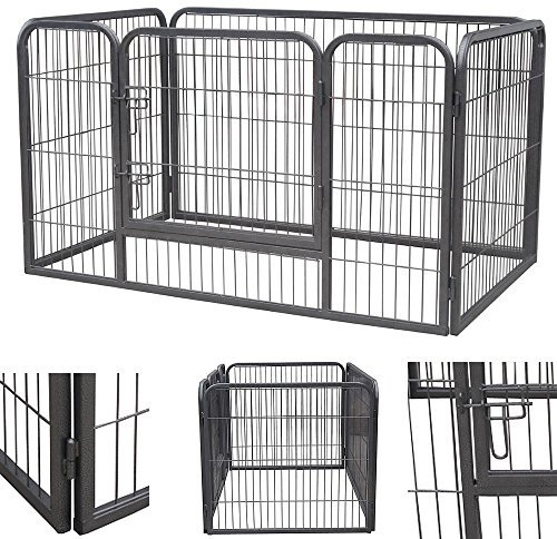 Melko Welpengitter XXL Hunde Auslauf Welpengitter Freilaufgehege Welpenauslauf Welpenfreilauf