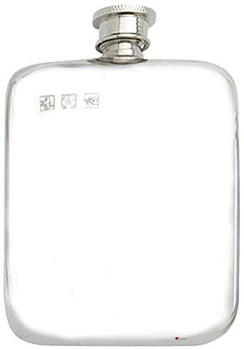 Pocket Liquor Flask 6oz Plain Zinn Flasche Gravierbaren Schraubverschluss