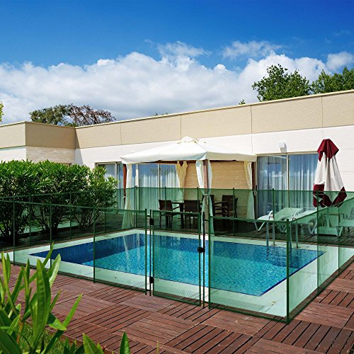 Alvifence - Barriera di sicurezza per piscina TRAMO 2 METROS Maglia verde palo verde