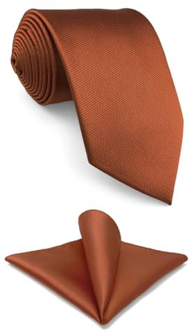Shlax&Wing Einfarbig Color Orange Burgundy Hochzeit Mehrfarbigs For Männer Classic Krawatte Fashion